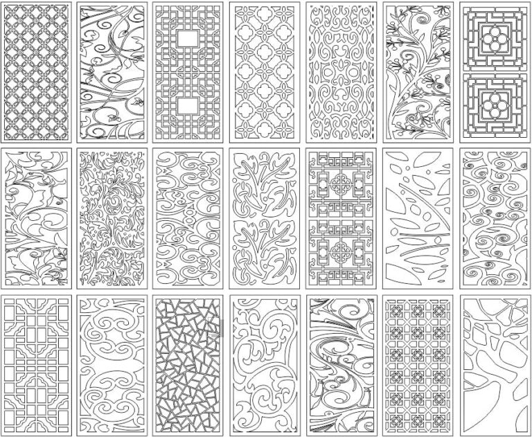 jali best free Dxf file CNC Pattern 2022