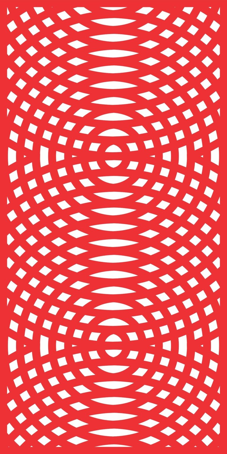 Decorative Screen Pattern for CNC Laser Free Vector