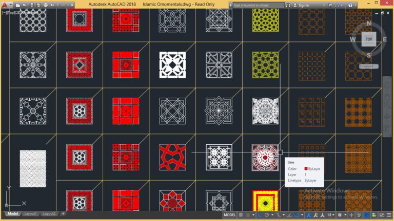 get a free 120 center DXF free download file