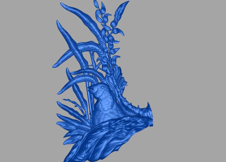 download birds nest carving stl simple