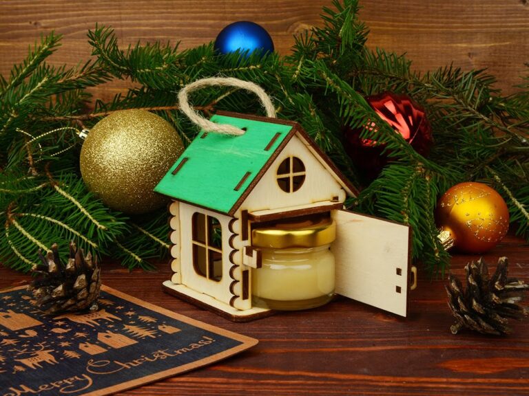 get a free House Shaped Box Laser Cut Packaging Box For Gifts Free Vector