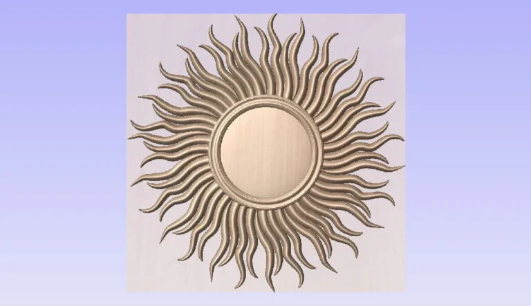 download free mirror or wall decor STL file