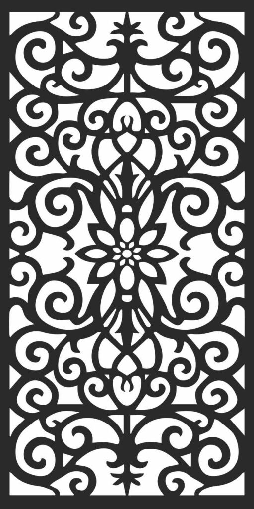 Seamless Floral Screen