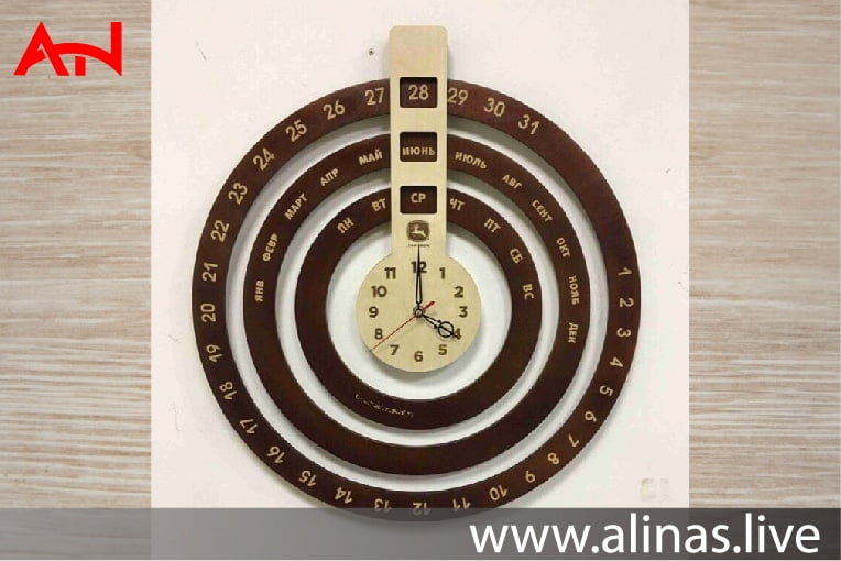get a free infinite calendar wall clock