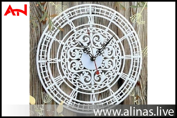 get a free Roman Pattern wall clock vector