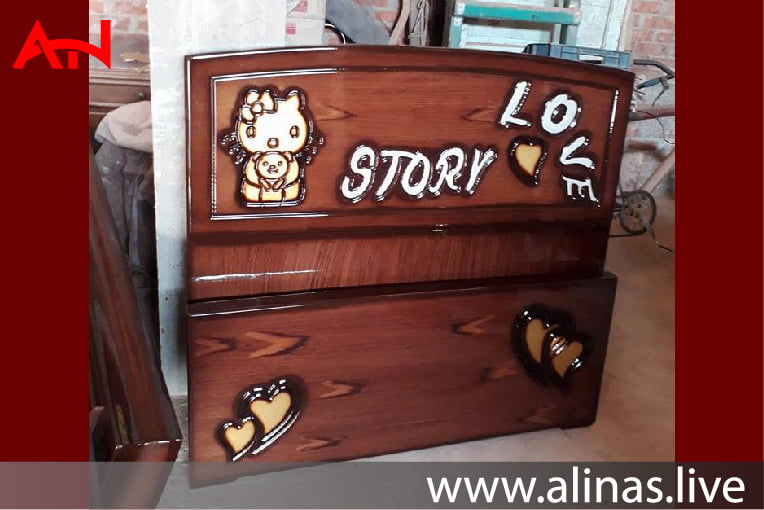 love story bed dxf