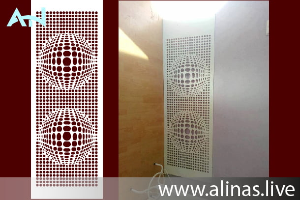 get a free circle pattern rug dxf file