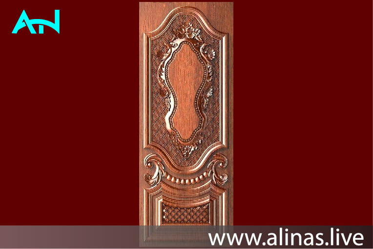 free wooden door 3d model relief file for cnc