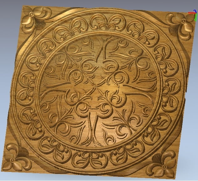 get a free wood carving designs DWG file