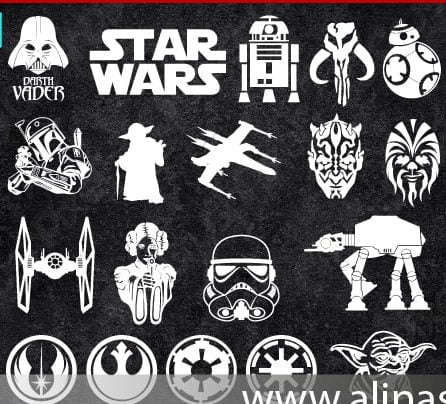 get a free star wars clipart vector