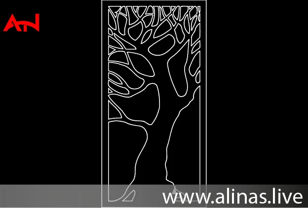 get a free tree panel wall art free dxf download