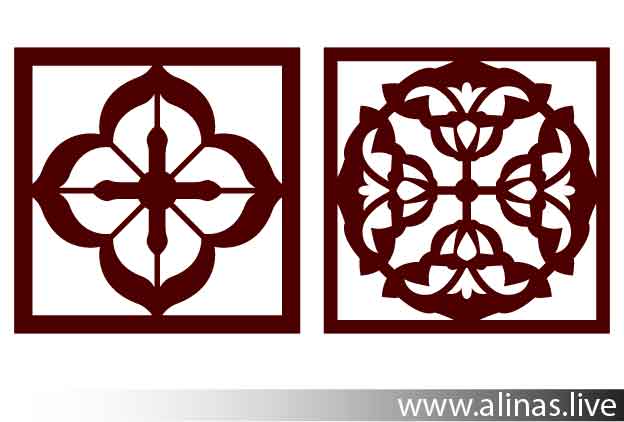 get a free Flower Grille Pattern dxf
