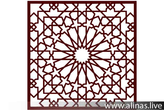 get a free Grille Pattern dxf file