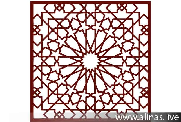 get a free Grille Pattern dxf file