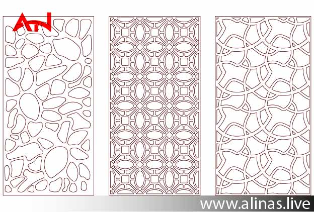 dxf free file for jali design laser cutting