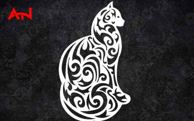 get a free mandala cat svg