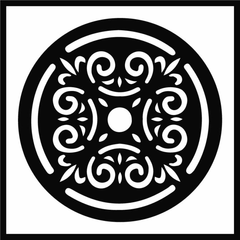 round-ornament-vector