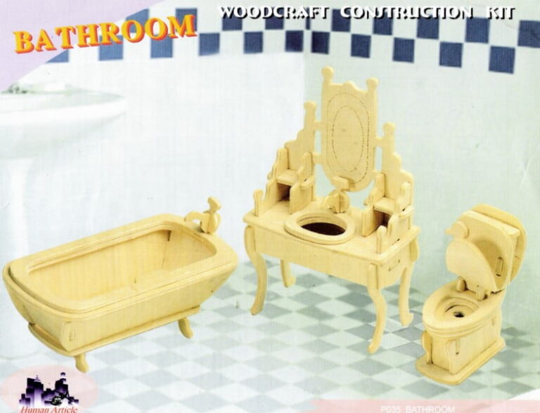 Bathroom Furniture laser cutting dxf for ready to cut file