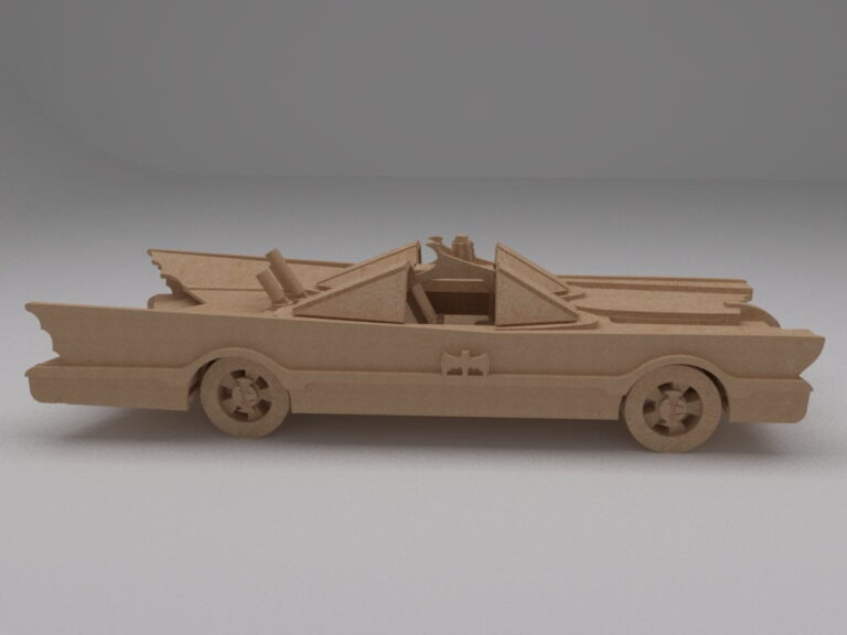 Bat Movel laser cutting dxf for ready to cut file