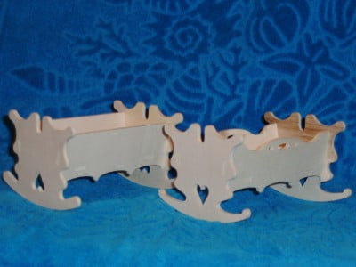 Baby Wiege laser cutting dxf for ready to cut file