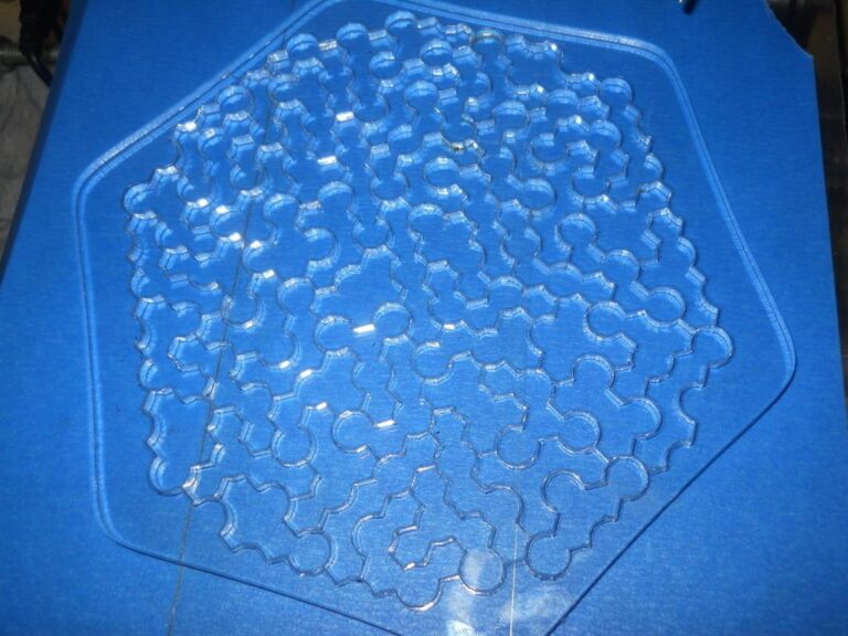 Laser Cut Hex5n Puzzle SVG File