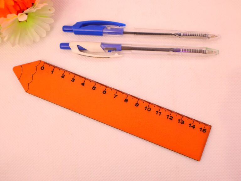 Laser Cut Wooden Pencil Ruler CDR File