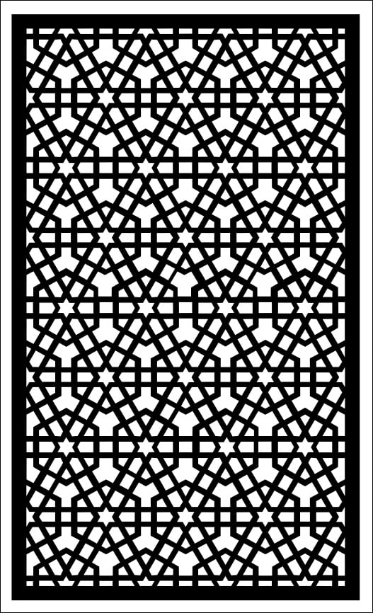 Geometric Islamic Patterns For Laser And CNC Cutting CDR File