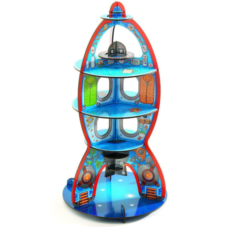 Laser Cut Kids Rocket Shelf CDR File