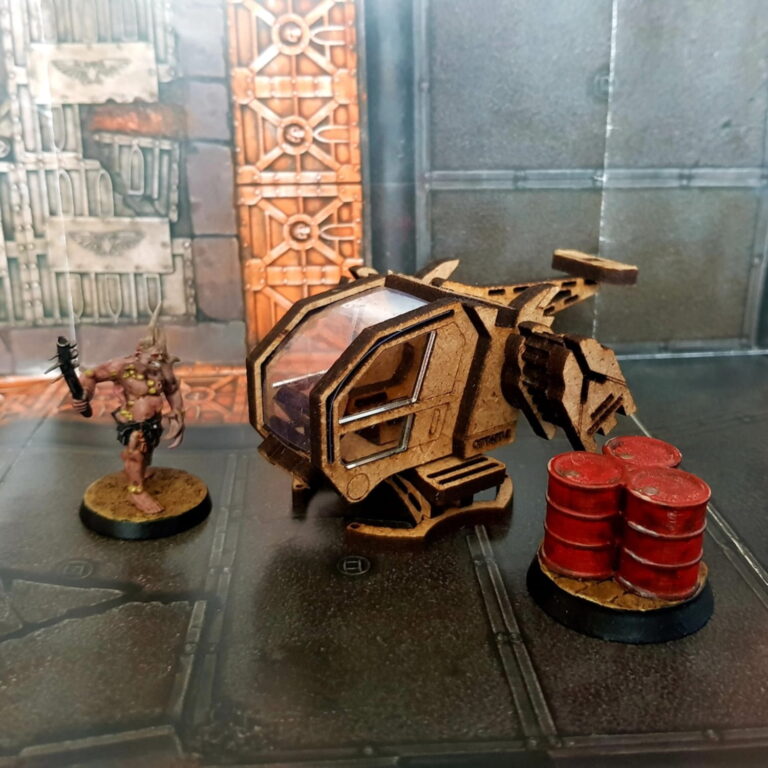 Laser Cut Copter 3D Puzzle DXF File