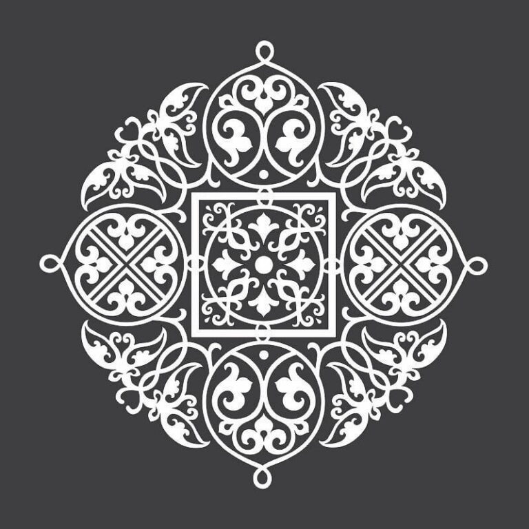 Circle CNC Decorative Design DXF File