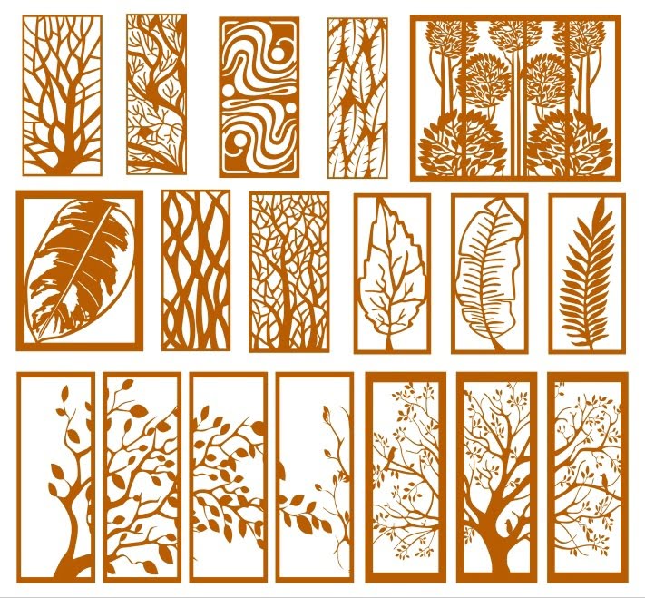 Laser Cut Decorative Panels CDR File