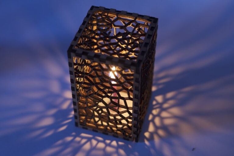 Laser Cut Wooden Lace Box SVG File