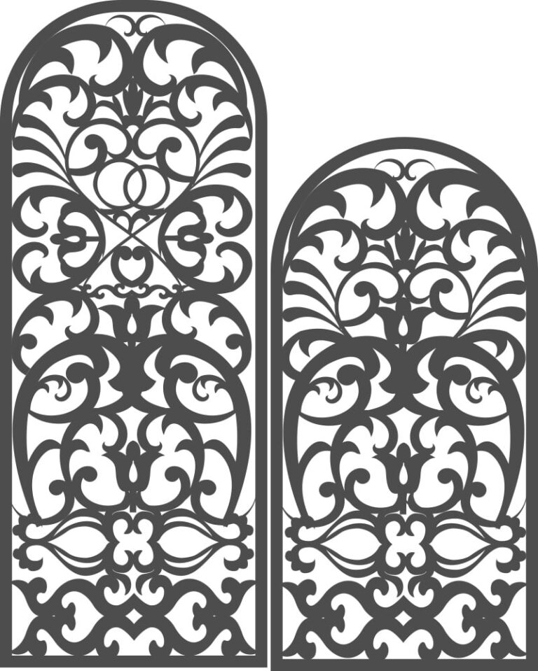 Arch Screen Pattern dxf file