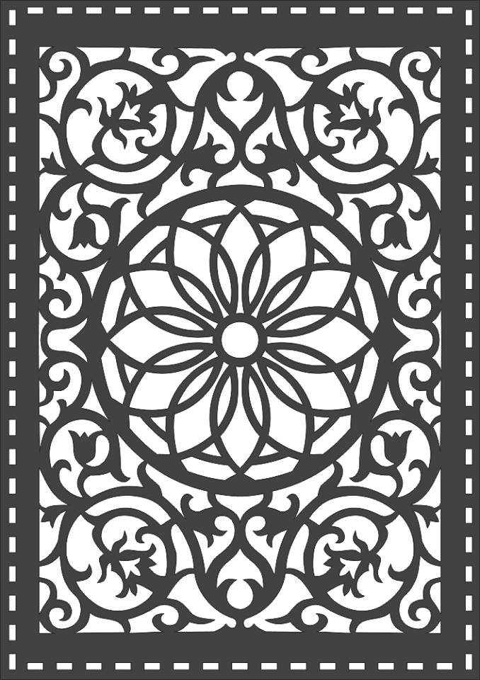 CNC Pattern dxf file