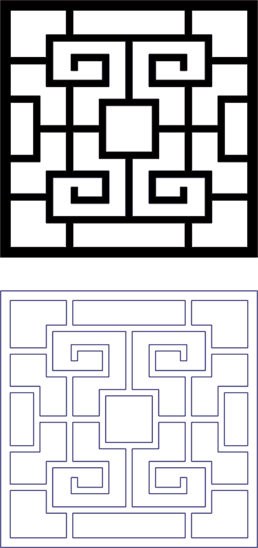 Design Grille dxf file