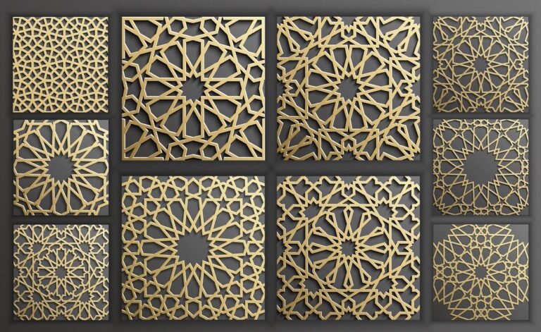 Islamic Scrollwork dxf file