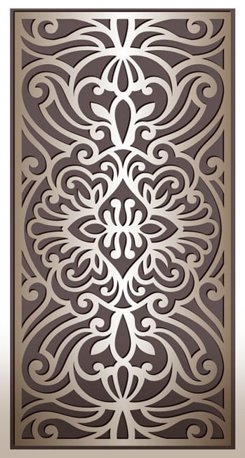 Panel Design Vector  dxf file