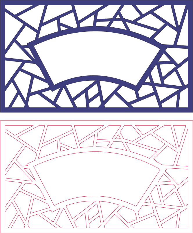 Pattern Designs 2D 19 dxf file
