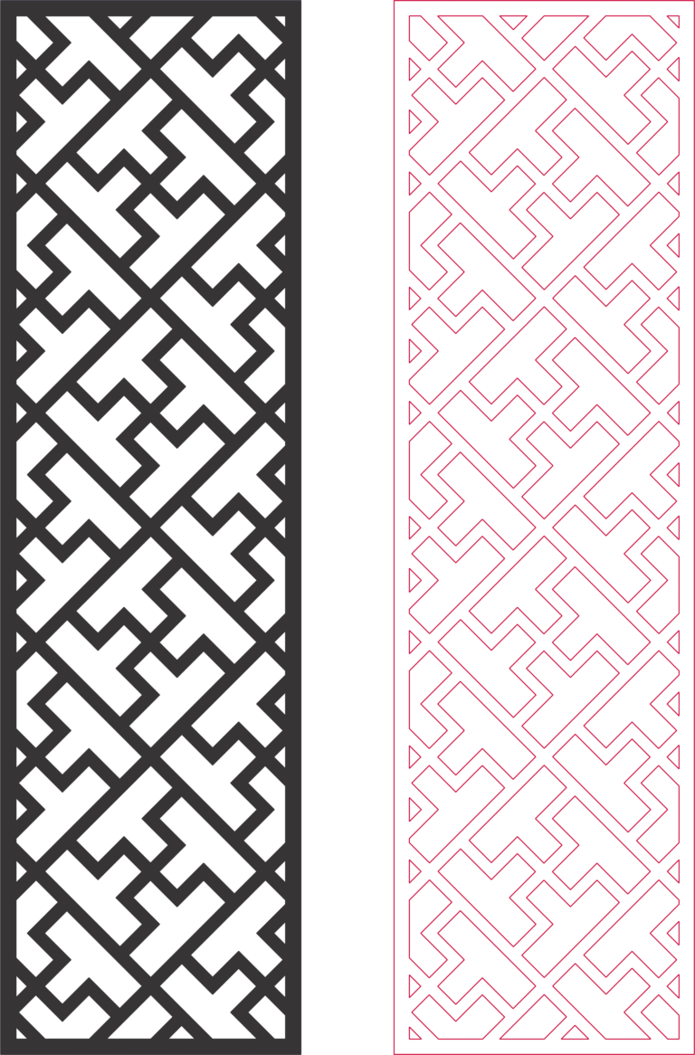 Pattern Designs 2D 23 dxf file