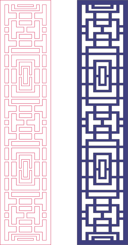 Pattern Designs 2D 40 dxf file