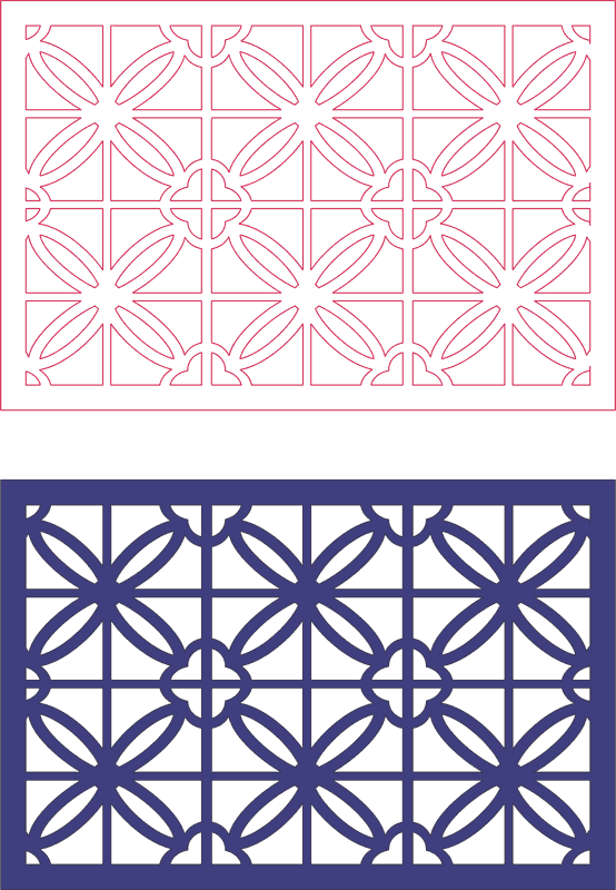 Pattern Designs 2D 43 dxf file