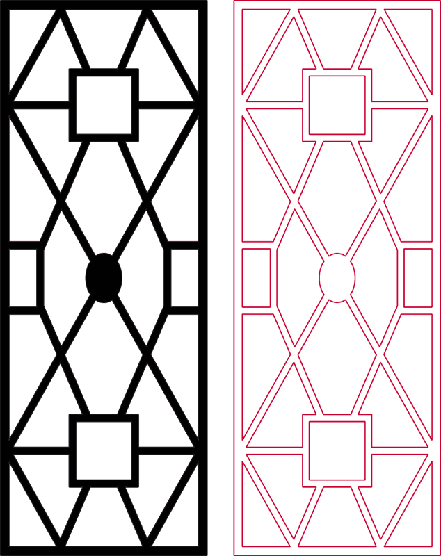 Pattern Designs 2D 55 dxf file