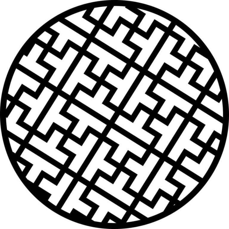 Circular Decorative dxf file