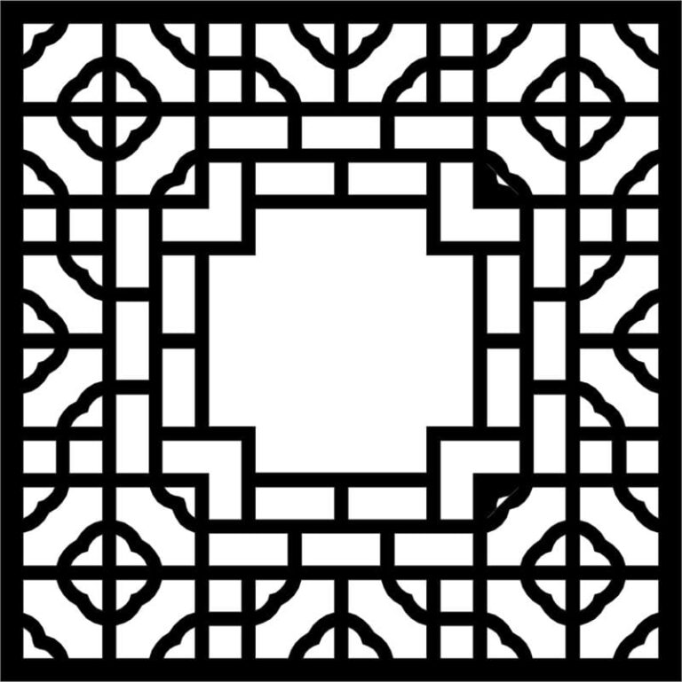 Ornamental Pattern dxf file