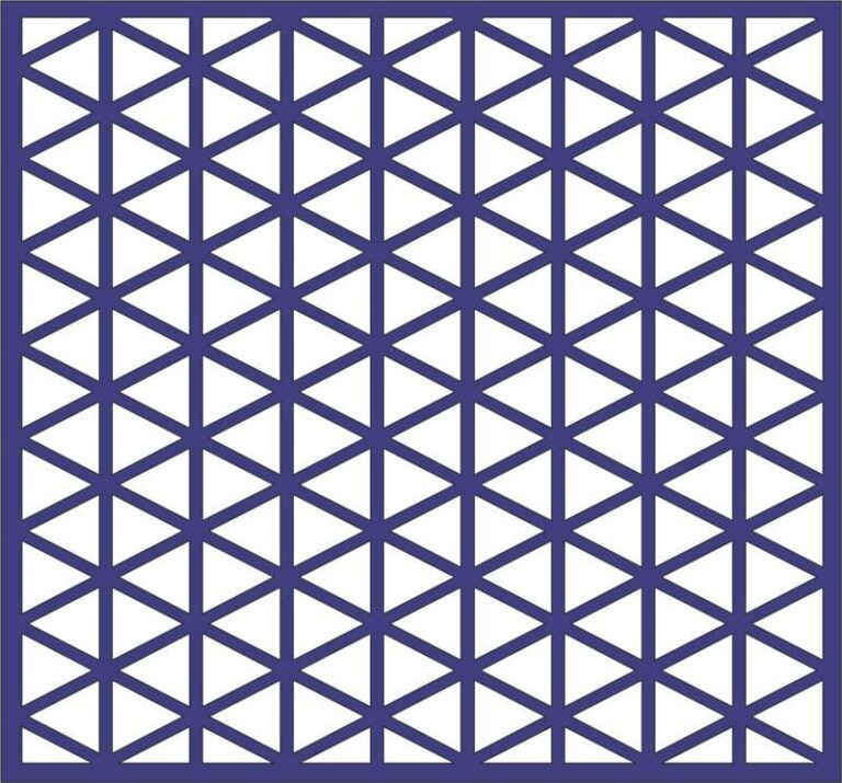 Pattern Repeating Triangle dxf file