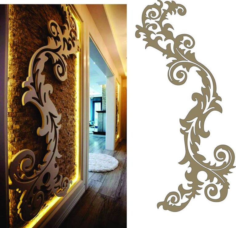 Decorative Wall Pattern Dxf file