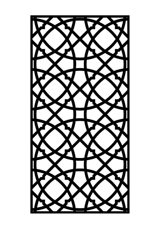 Geometric Circular Pattern Dxf file