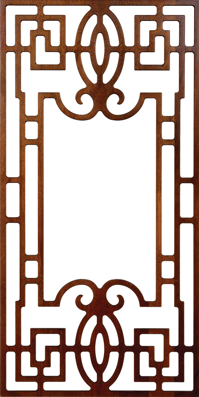 Wooden Mirror Panel Pattern Dxf file