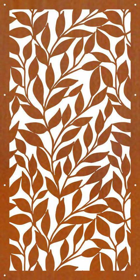 Leaves Custom Panel Pattern Dxf file