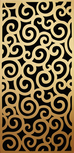 Modern Panel Pattern Dxf file